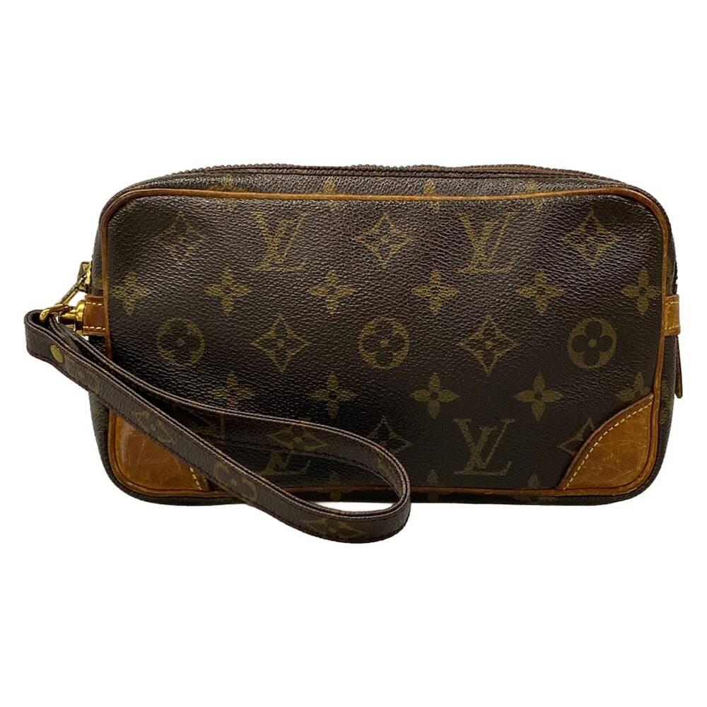 Louis Vuitton Marley Dragonne PM Monogram Mens Clutch Bag M51827